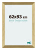 Mura MDF Cadre Photo 62x93cm Or Brillant De Face Mesure | Yourdecoration.fr