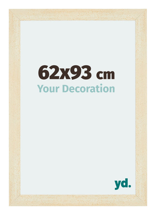 Mura MDF Cadre Photo 62x93cm Sable Balayé De Face Mesure | Yourdecoration.fr