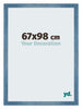 Mura MDF Cadre Photo 67x98cm Fer Patine De Face Mesure | Yourdecoration.fr