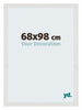 Mura MDF Cadre Photo 68x98cm Blanc Mat De Face Mesure | Yourdecoration.fr