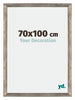 Mura MDF Cadre Photo 70x100cm Métal Vintage De Face Mesure | Yourdecoration.fr