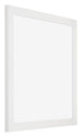 Mura MDF Cadre Photo 70x70cm Blanc Brillant De Face Oblique | Yourdecoration.fr