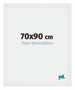 Mura MDF Cadre Photo 70x90cm Blanc Brillant De Face Mesure | Yourdecoration.fr