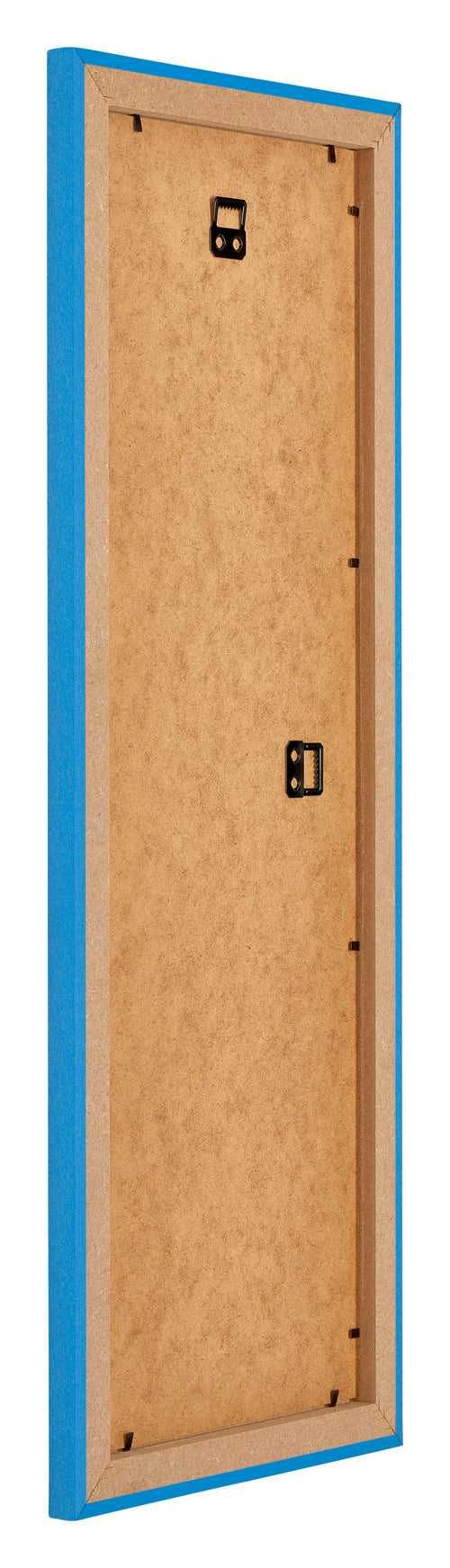 Mura MDF Cadre Photo 37 5x98cm Bleu Brillant Patine Arriere Oblique | Yourdecoration.fr
