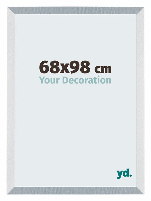 Mura MDF Cadre Photo 68x98cm Aluminium Brosse De Face Mesure | Yourdecoration.fr