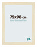 Mura MDF Cadre Photo 75x98cm Sable Patine De Face Mesure | Yourdecoration.fr