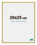 New York Aluminium Cadre Photo 20x25cm Or Brillant De Face Mesure | Yourdecoration.fr