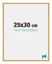 New York Aluminium Cadre Photo 25x30cm Or Brillant De Face Mesure | Yourdecoration.fr