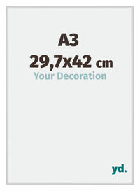 New York Aluminium Cadre Photo 29 7x42cm A3 Argent Mat De Face Mesure | Yourdecoration.fr