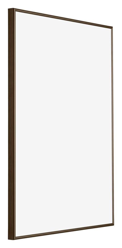 New York Aluminium Cadre Photo 35x50cm Structure Noyer De Face Oblique | Yourdecoration.fr