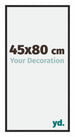 New York Aluminium Cadre Photo 45x80cm Noir Mat De Face Mesure | Yourdecoration.fr
