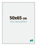 New York Aluminium Cadre Photo 50x65cm Argent Mat De Face Mesure | Yourdecoration.fr
