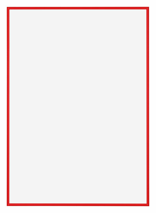 New York Aluminium Cadre Photo 50x70cm Rouge Ferrari De Face | Yourdecoration.fr