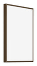 New York Aluminium Cadre Photo 60x80cm Structure Noyer De Face Oblique | Yourdecoration.fr