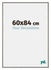 New York Aluminium Cadre Photo 60x84cm Structure Mercury De Face Mesure | Yourdecoration.fr