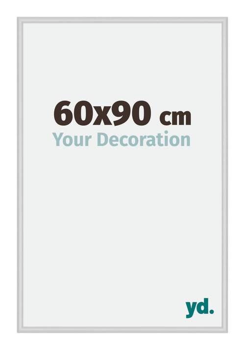 New York Aluminium Cadre Photo 60x90cm Argent Mat De Face Mesure | Yourdecoration.fr