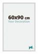 New York Aluminium Cadre Photo 60x90cm Argent Mat De Face Mesure | Yourdecoration.fr