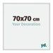 New York Aluminium Cadre Photo 70x70cm Argent Mat De Face Mesure | Yourdecoration.fr