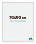 New York Aluminium Cadre Photo 70x90cm Argent Mat De Face Mesure | Yourdecoration.fr