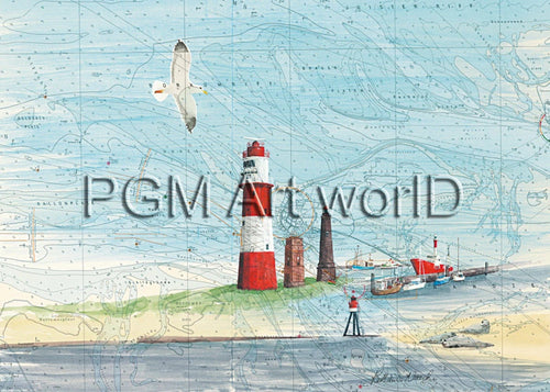 PGM NK 01 Katharina Noack Die Feuer von Borkum Affiche Art 70x50cm | Yourdecoration.fr