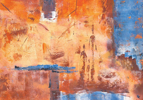 PGM SAK 01 Kirsti Sarikaya Kerzenmenschen I Affiche Art 100x70cm | Yourdecoration.fr