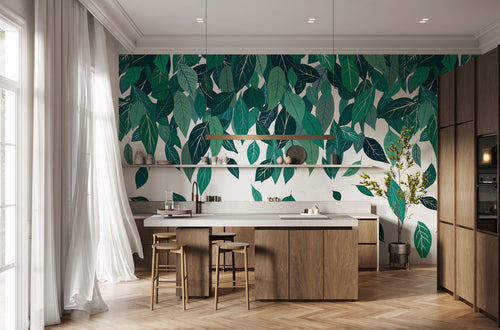 Papier Paint Blatterchaos 350x250cm FLX7 012 Interieur 2 | Yourdecoration.fr