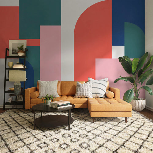 Papier Paint Geometric Colours 350x250cm FLX7 032 Interieur | Yourdecoration.fr