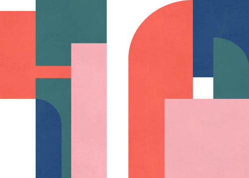 Papier Paint Geometric Colours 350x250cm FLX7 032 | Yourdecoration.fr