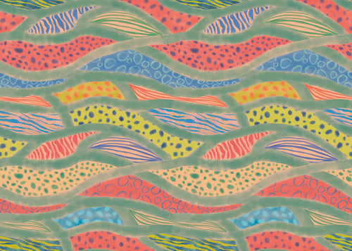 Papier Paint Wave Symphony 350x250cm FLX7 023 | Yourdecoration.fr