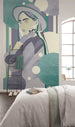 Papier Paint Woman Hat Color 150x250cm Komar FLX3 062 Interieur | Yourdecoration.fr