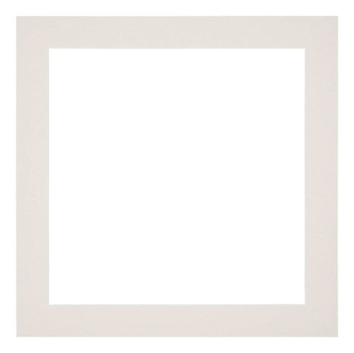 Passe Partout 20x20cm Carton Gris Clair Bord 4cm Droit De Face | Yourdecoration.fr