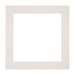 Passe Partout 20x20cm Carton Gris Clair Bord Droit De Face | Yourdecoration.fr