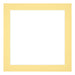 Passe Partout 20x20cm Carton Jaune Bord 4cm Droit De Face | Yourdecoration.fr