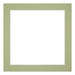 Passe Partout 20x20cm Carton Vert Menthe Bord 4cm Droit De Face | Yourdecoration.fr
