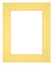 Passe Partout 20x25cm Carton Jaune Bord Droit De Face | Yourdecoration.fr