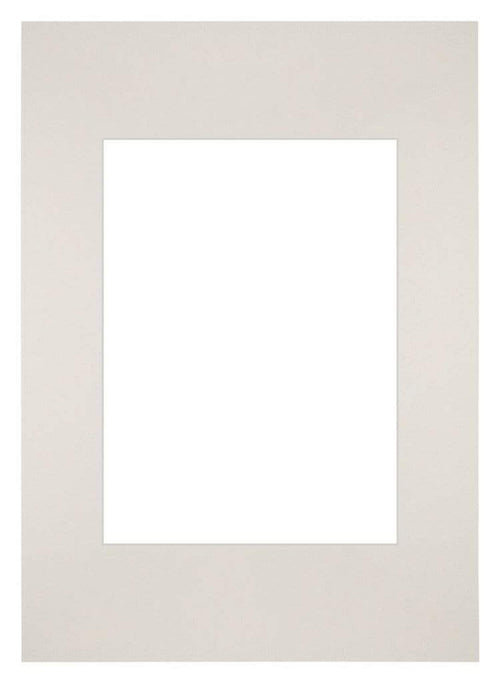Passe Partout 20x28cm Carton Gris Clair Bord Droit De Face | Yourdecoration.fr
