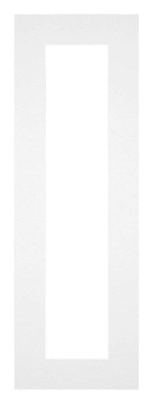 Passe Partout 20x60cm Carton Blanc Bord 5cm Droit De Face | Yourdecoration.fr