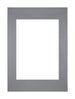 Passe Partout 21x29 7cm A4 A5 Carton Gris Bord Droit De Face | Yourdecoration.fr
