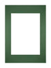 Passe Partout 21x29 7cm A4 A5 Carton Vert Foret Bord Droit De Face | Yourdecoration.fr