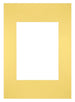 Passe Partout 21x29 7cm Carton Jaune Bord Droit De Face | Yourdecoration.fr