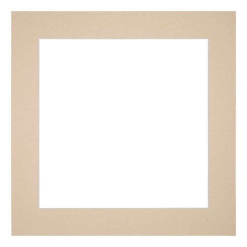Passe Partout 25x25cm Carton Beige Bord 5cm Droit De Face | Yourdecoration.fr