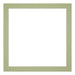 Passe Partout 25x25cm Carton Vert Menthe Bord 3cm Droit De Face | Yourdecoration.fr
