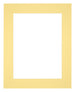 Passe Partout 25x30cm Carton Jaune Bord 6cm Droit De Face | Yourdecoration.fr
