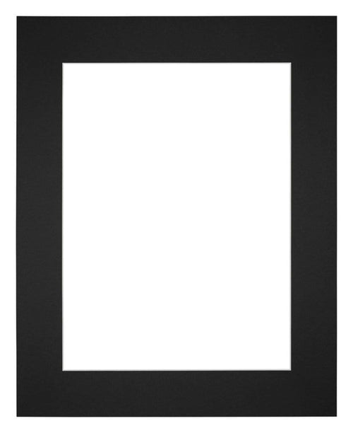 Passe Partout 25x30cm Carton Noir Bord 6cm Droit De Face | Yourdecoration.fr