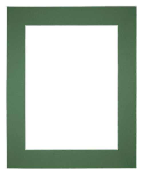Passe Partout 25x30cm Carton Vert Foret Bord 6cm Droit De Face | Yourdecoration.fr