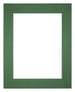 Passe Partout 25x30cm Carton Vert Foret Bord 6cm Droit De Face | Yourdecoration.fr