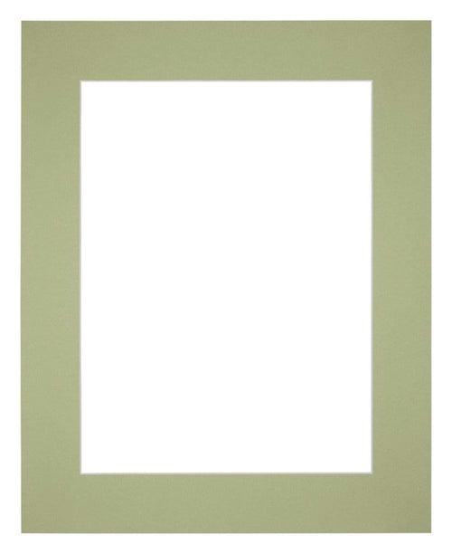 Passe Partout 25x30cm Carton Vert Menthe Bord 6cm Droit De Face | Yourdecoration.fr