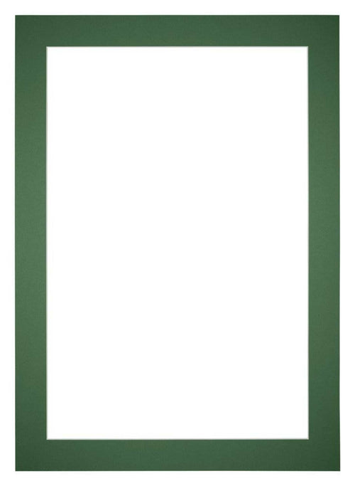 Passe Partout 25x35cm Carton Vert Foret Bord 5cm Droit De Face | Yourdecoration.fr