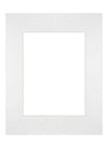 Passe Partout 28x35cm Carton Blanc Bord Droit De Face | Yourdecoration.fr