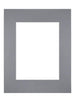 Passe Partout 28x35cm Carton Gris Bord Droit De Face | Yourdecoration.fr